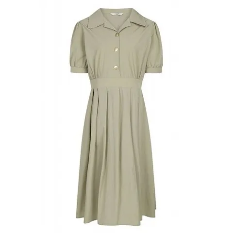 [레코브](레코브) 카라 플리츠 반팔 원피스(LC61C7OP531A)