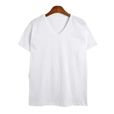 [모로엠] 남성 기본형 브이넥 티셔츠 반팔티 ON-TSH-QWDD2E62