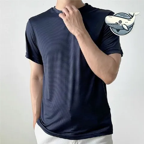 [모로엠] 남성 쿨링 파워 쿨티 반팔티 ON-TSH-QWFHC9TB