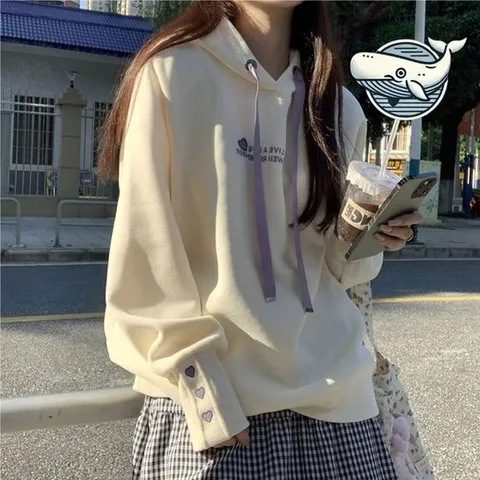 하트 포인트 여름 후드 티셔츠 캐주얼 오버핏 여성맨투맨