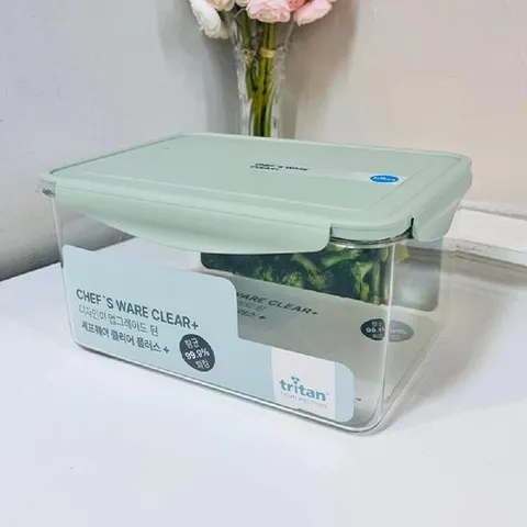 쉐프웨어 클리어 플러스 직사각(4.5L) 용기 반찬용기 찬용기 음식용기 음식밀폐용기 주방용기 반찬보관통