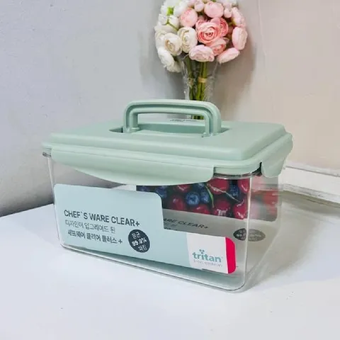 쉐프웨어 클리어 플러스 직핸디(4.5L) 용기 반찬용기 찬용기 음식용기 음식밀폐용기 주방용기 반찬보관통