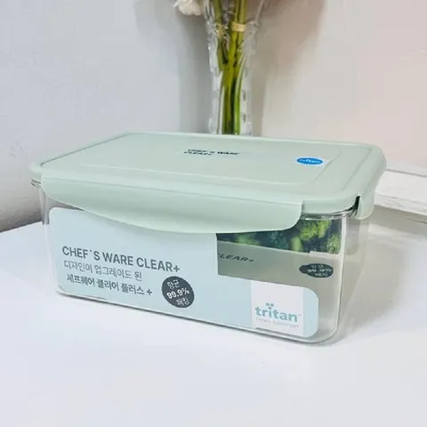 쉐프웨어 클리어 플러스 직사각(2.54L) 용기 반찬용기 찬용기 음식용기 음식밀폐용기 주방용기 반찬보관통
