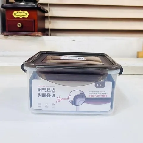 셰프웨어 퍼펙트씰 밀폐용기 정사각2-3호(1.2L) 용기 반찬용기 찬용기 음식용기 음식밀폐용기 주방용기 반