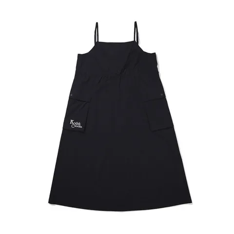 [코닥어패럴] 브리즈 라이트 슬리브리스 원피스 BLACK
