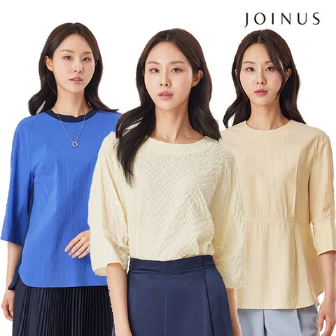 [조이너스] 여성 여름 7부 블라우스 8종택1