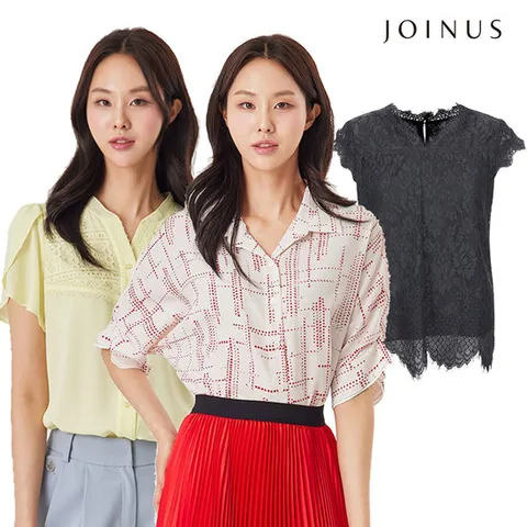 [조이너스] 여성 여름 반팔 블라우스 8종택1