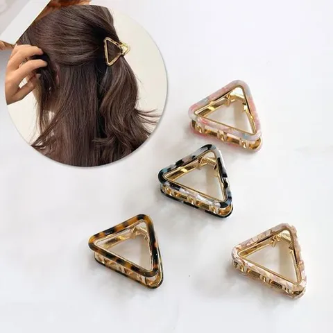 자개 베이직 삼각 반묶음 집게핀