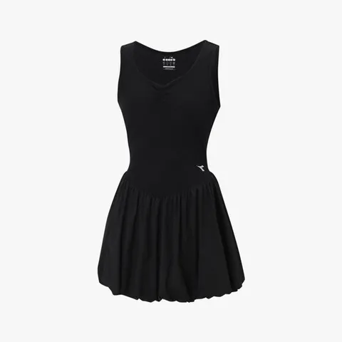 [디아도라] 플레르 벌룬 원피스 BLACK