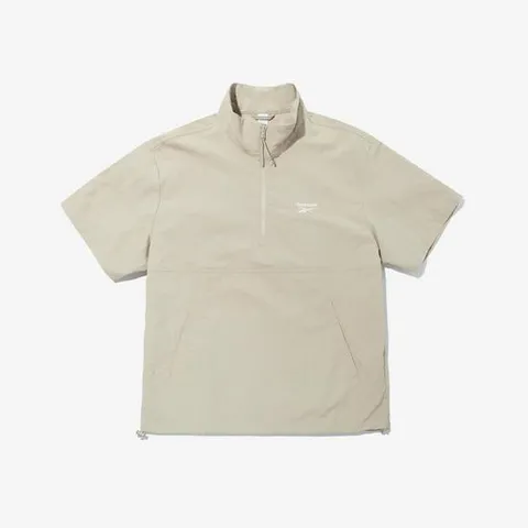 [ 롯데백화점 ][리복]에센셜 반팔 아노락 베이지 REJU5EA02_I2