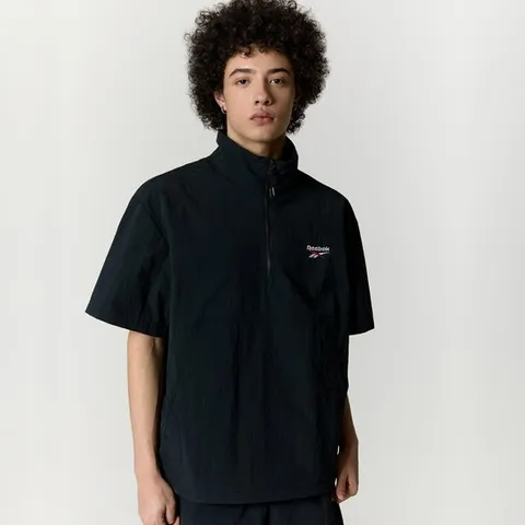 [ 롯데백화점 ][리복]에센셜 반팔 아노락 블랙 REJU5EA02_BK