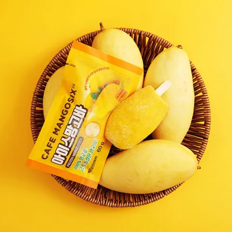 망고식스 2025 햇망고 아이스 망고바 60g * 40개