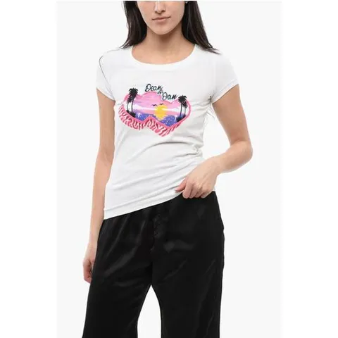 디스퀘어드2 반팔 티셔츠 S72GD0521 S24668 100 White