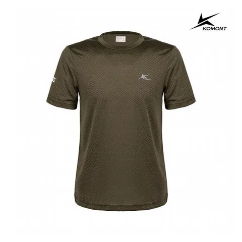 [코몽트][코몽트] 남성 기능성 에어쿨 반팔 티셔츠 카키