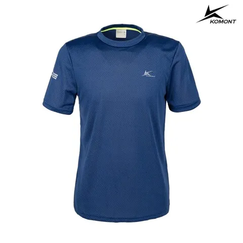 [코몽트] 남성 기능성 에어쿨 반팔 티셔츠 블루