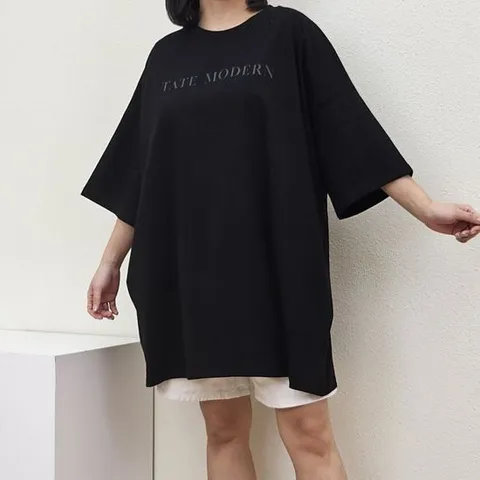 루즈핏 테이트 박시 반팔 티셔츠