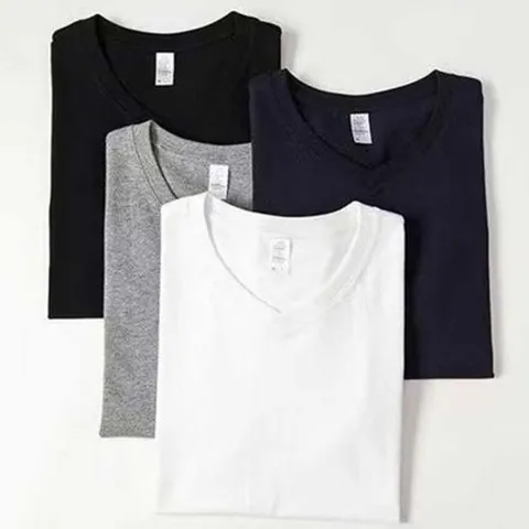 반팔 티셔츠 반팔티 브이넥 남자 면티 반팔티셔츠 RNR-0045