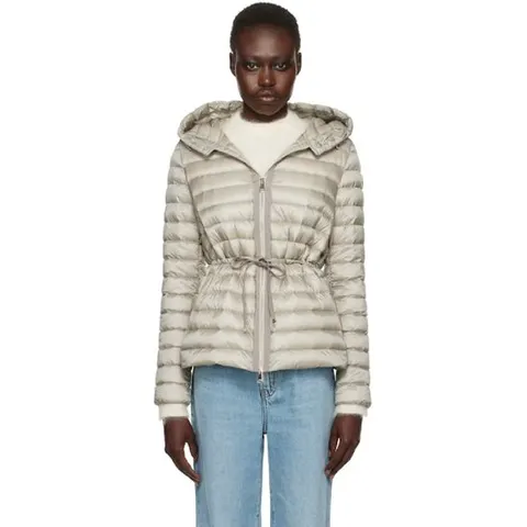 몽클레어 패딩 그린 라이에 쇼트 다운 재킷 242111F061001