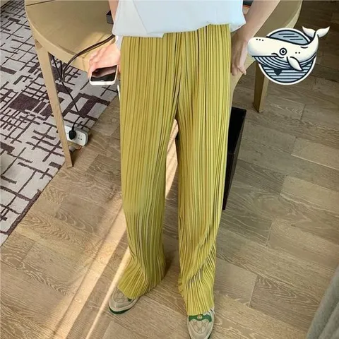 밴딩바지 여름 편안한 밴딩 와이드팬츠 이지웨어 홈웨어