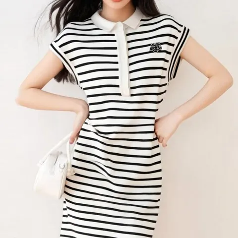 [무드수] 로즈 스프라이트 캐주얼 원피스