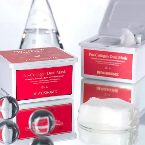 [탄력 특화 콜라겐 마스크] 듀어썸 프로 콜라겐 듀얼 마스크 160매 (모닝 80매 / 나이트 80매) 부분팩 부분마스크팩 뽑아쓰는 마스크팩