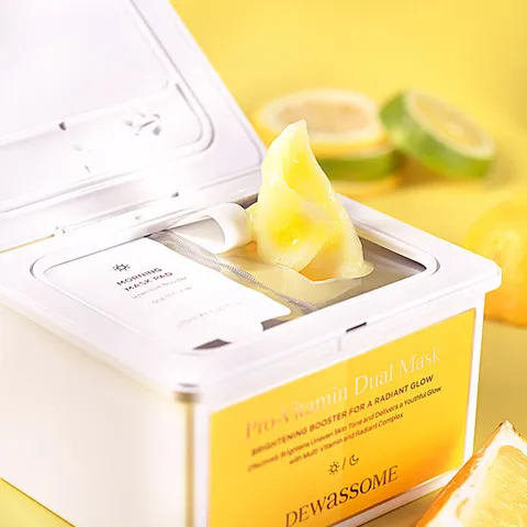 [미백+생기 6종 비타민] 듀어썸 프로 비타민 듀얼 마스크 160매 (모닝 80매 / 나이트 80매) 부분팩 부분마스크팩 뽑아쓰는 마스크팩