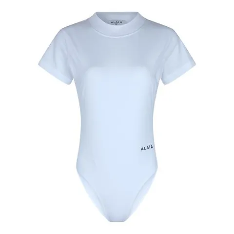 화이트 코튼 바디수트 B1041641569 AA9B0354J065A000