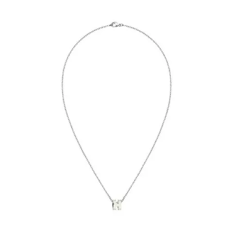 에르메스 미니 팝아슈 펜던트 팔라듐 하드웨어   블랑 H147992FP49