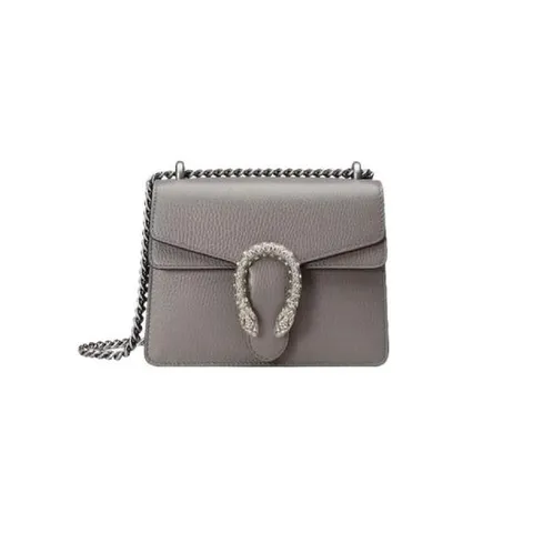 구찌 디오니소스 미니 레더 백 더스티 그레이 421970-CAOGN-1293