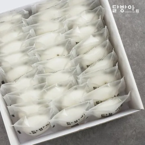 달방아 팥앙금 무앙금 잔기지떡 기정떡(개별포장) 2박스