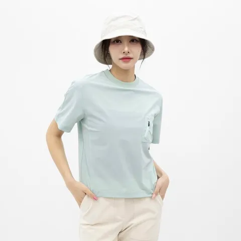 여성골프상의 반팔티 반팔 맨투맨 아노락 카라티 티셔츠 여름골프웨어 ROUNDWIND