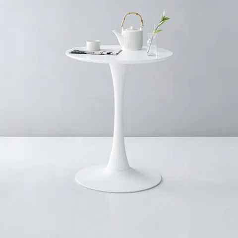 화이트 원형테이블 식탁테이블 카페 거실 다용도 테이블