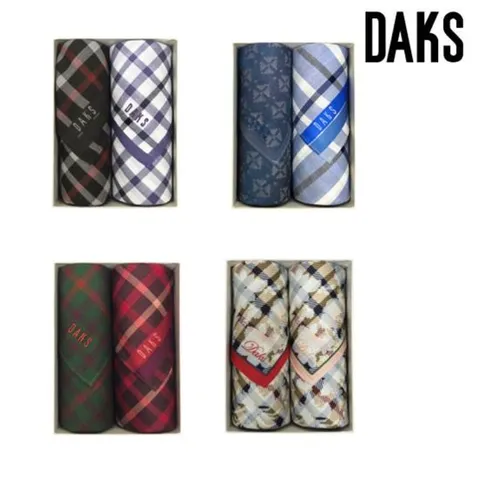 [ 롯데백화점 ][닥스(손수건)]남녀 손수건 2매세트 19종 택 1