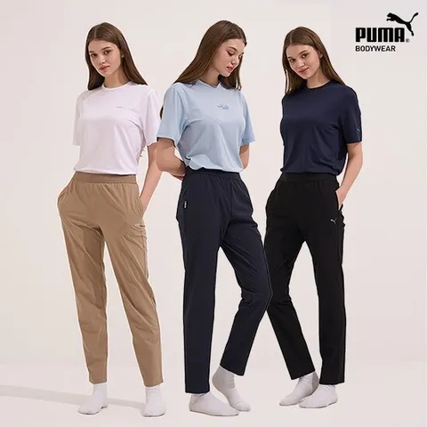 푸마 스탠다드 우븐 하의 여성 9부 3종