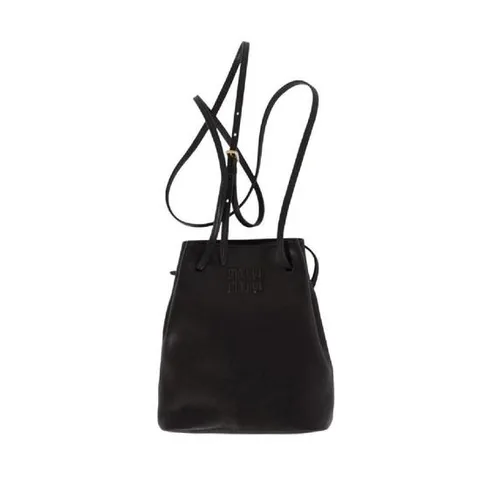 미우 미우 나파 레더 미니백 블랙 5NF460-EFX-F0002