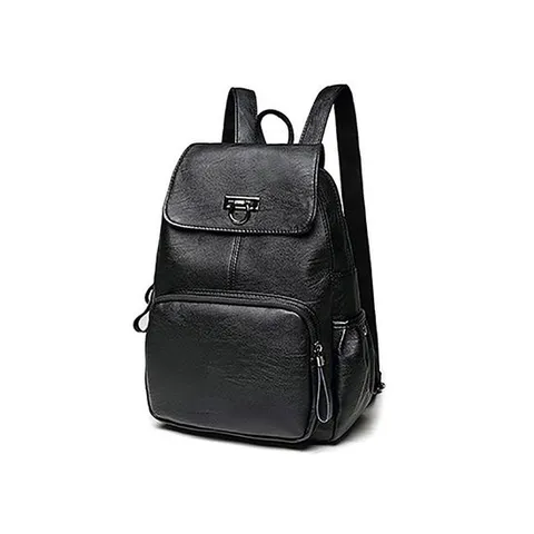 어머니선물 여성 백팩 소가죽 가방 플라워 패턴 데일리 캠퍼스룩