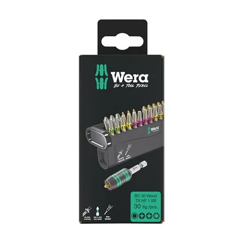 WERA Wera 베라 목공용 비트아답터세트 057437 비트체크30