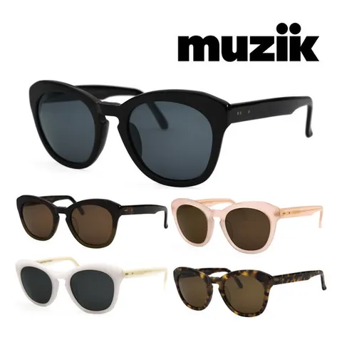 뮤지크 BLUES 5종택1 블루스 캣아이 뿔테 오버사이즈 프랑스 선