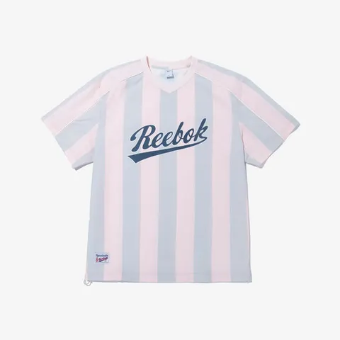 [ 롯데백화점 ][리복]뉴베이직 레터링 남여공용 반팔 피스테 - 핑크 RETS5EM60_P2