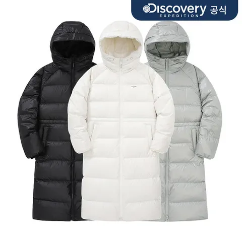 [택가 379,000] [디스커버리] 여성 베로니 구스다운 롱패딩 3종 택1 DWDJ9J046-SET
