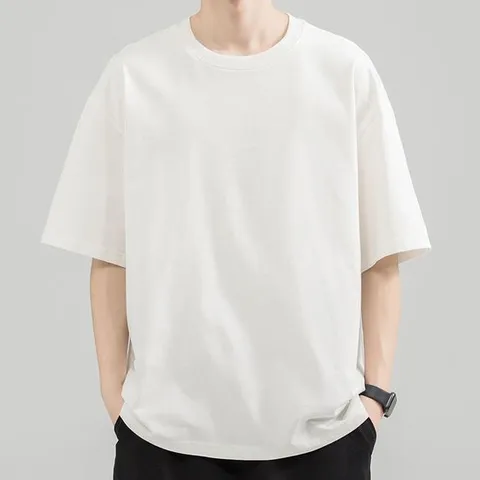 100%면오버사이즈무지티 면티 반팔티 이너티 레이어드