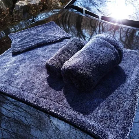 [중형] 자동차 차량용 세차타월 다용도 극세사 드라잉 유리 타월 수건 걸레