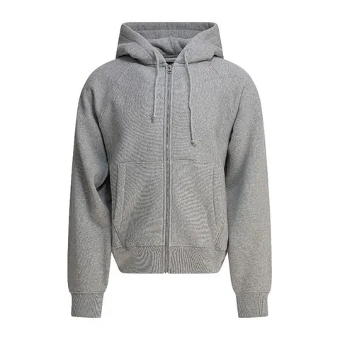 스투시 그레이 드로우스트링 후드 집업 118571 0009 GREY HEATH