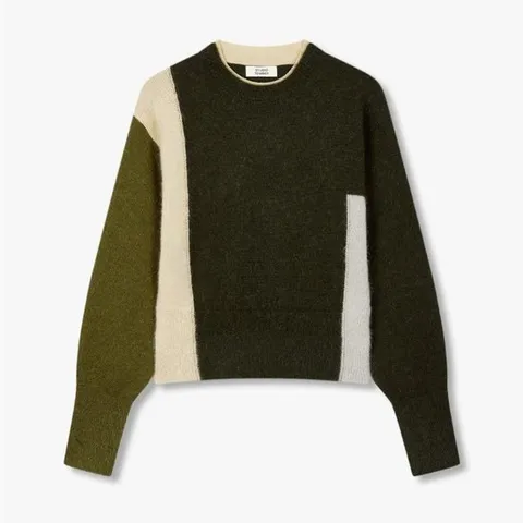 [ 롯데백화점 ][톰보이]반하이넥 컬러블럭 풀오버(9105152104)CT