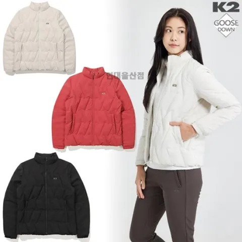 [ 현대백화점 ]가을 행사 여성 간절기 튜브 경량 심플 구스 다운 자켓