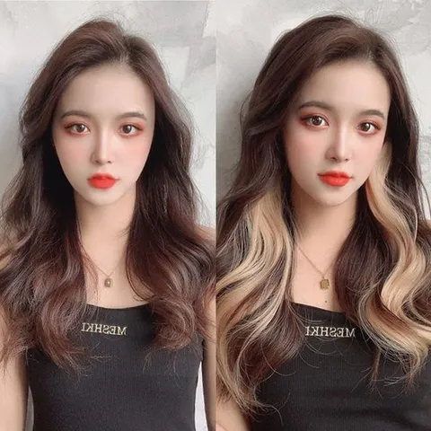 포인트 롤링볼륨 추천 컬러 헤어피스 붙임머리