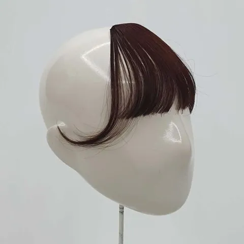 부분가발 뱅 앞머리 짙은갈색 앞머리가발
