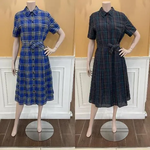 BCBG M백화점 미튼CHECK 원피스 B5B4O627