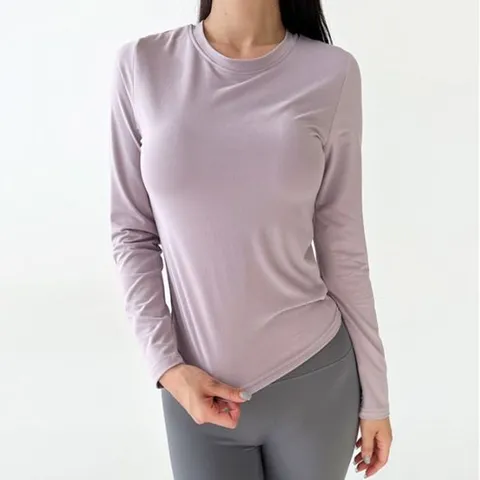 노브라티 브라탑티셔츠 긴팔 캡내장티셔츠