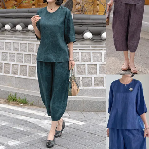 [로즈맘][엄마옷 로즈맘] 유원리본풍기인견상하세트